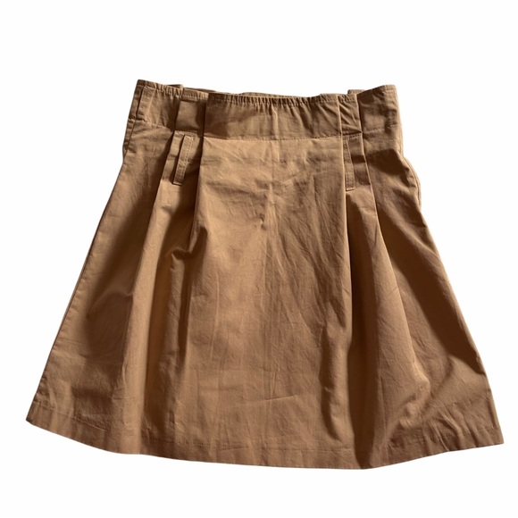 Pixie Market Beige High-Waist Trench Mini Skirt with Belt - Picture 10 of 11